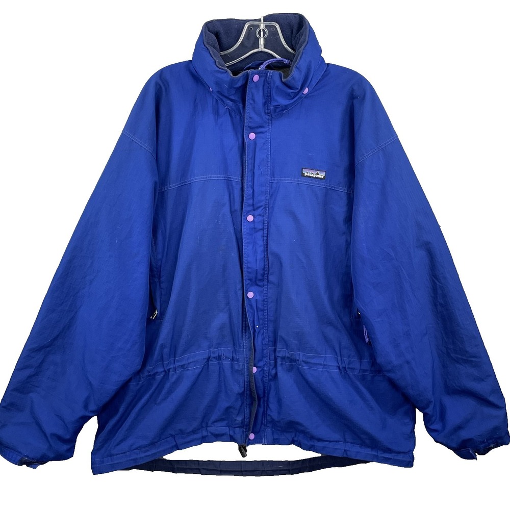 Patagonia Ripstop Jacket Men XL Blue Sportswear 90's Outdoor Retro Gorpcore Snow